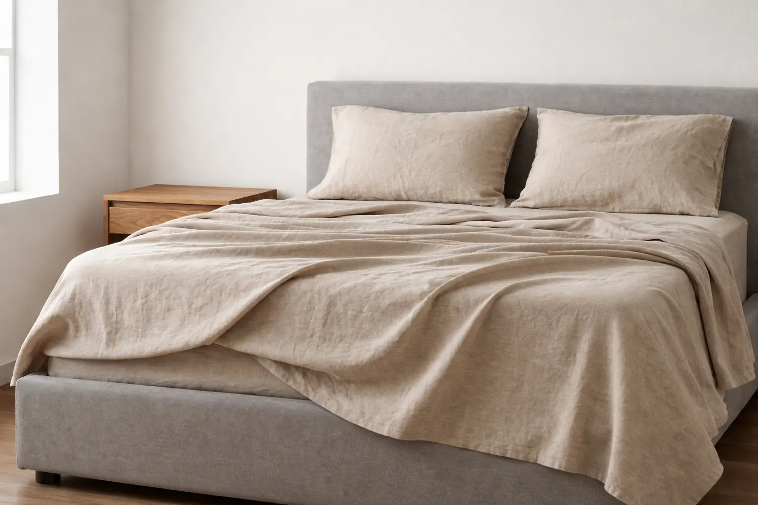 Linen bed set photo 3